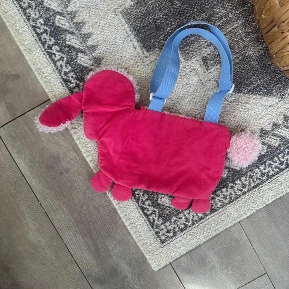 NABCo North American Bear Co. Pink Poodle Goody Bag Purse
